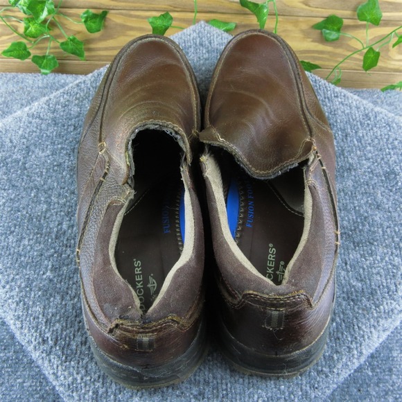 Dockers‎  Men Loafer Shoes Brown Leather Slip On Size 13 Medium